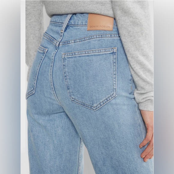 Like new Denim Forum The Arlo High Rise Straight 28L - Picture 2 of 7